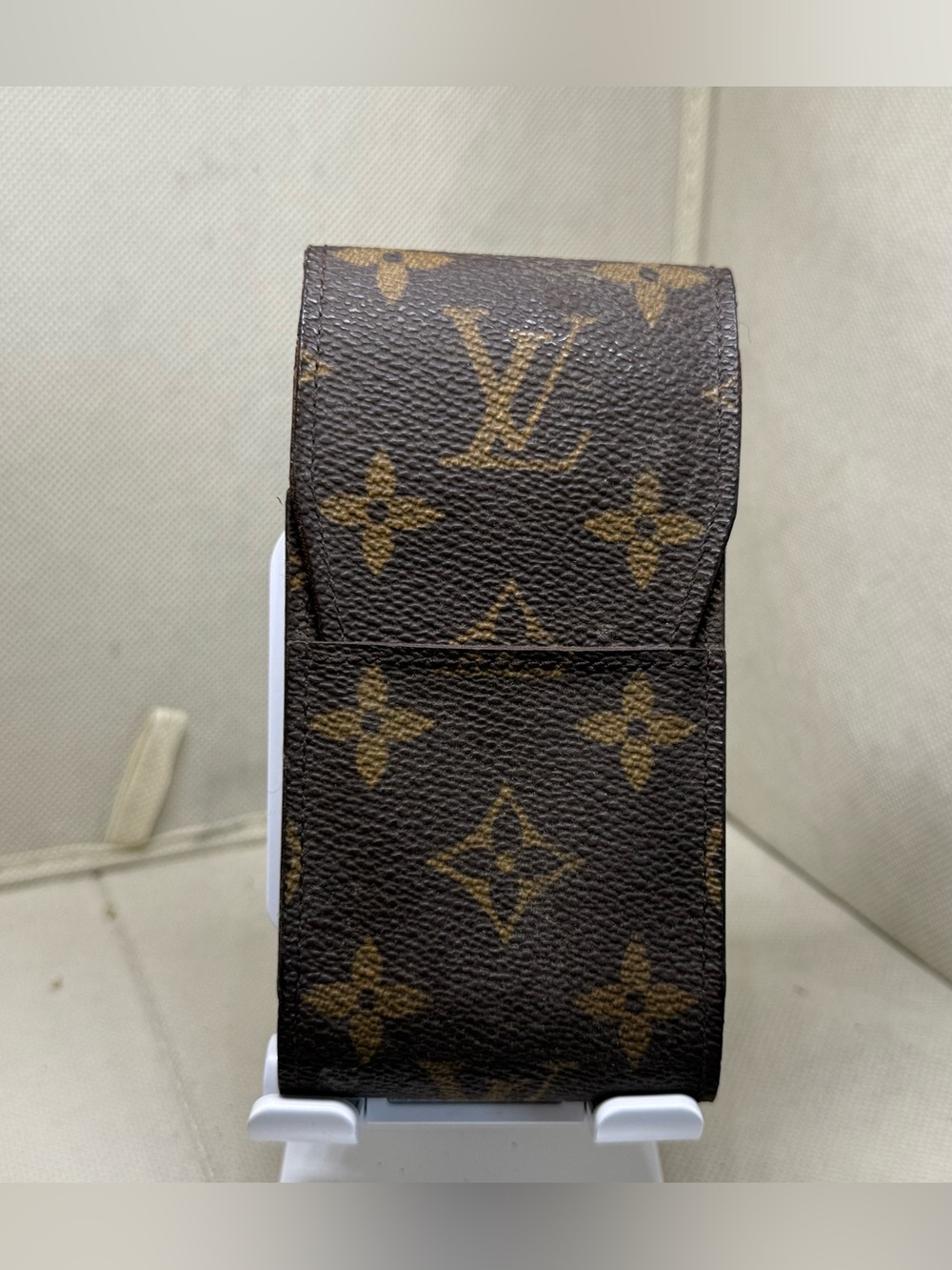 Authentic LOUIS VUITTON Etui Cigarette Case Monogram Canvas Brown
